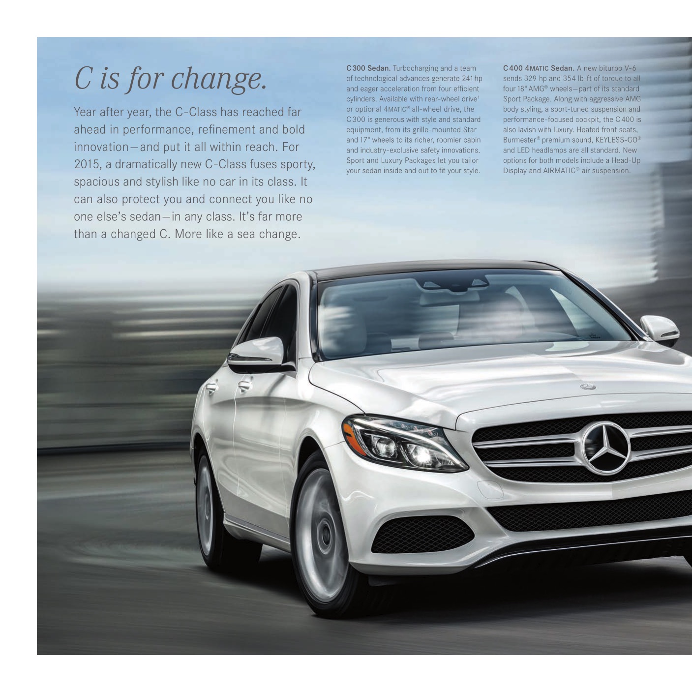 2015 Mercedes-Benz C-Class Brochure Page 8